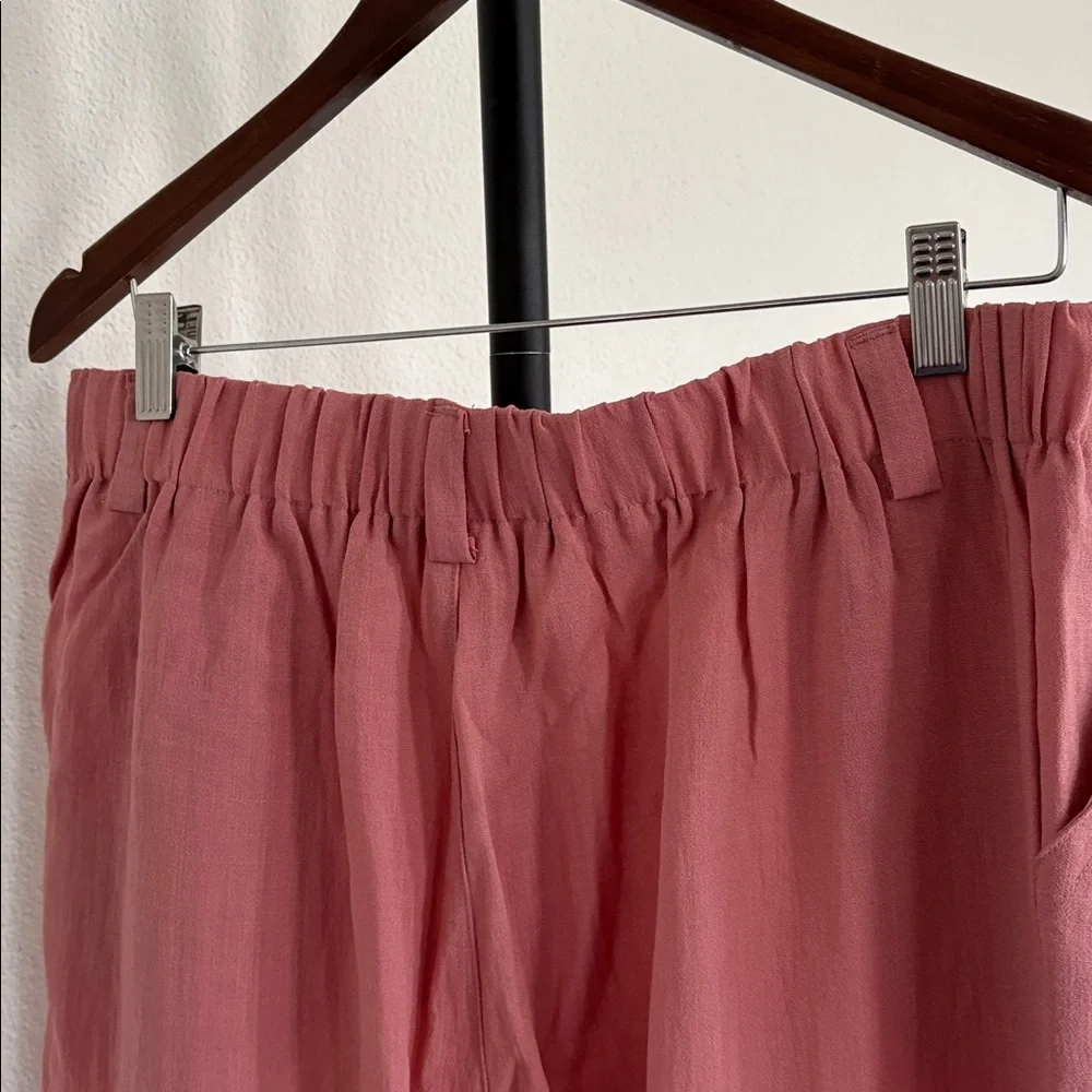 Halara High Waisted Pocket Wide Leg Flowy Solid Palazzo NWT Size L - Picture 11 of 12